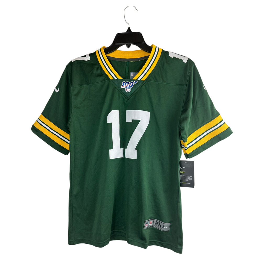 NWT Nike Green Bay Packers 17 Davante Adams 100th Season Anniv Limited Jersey XL - Picture 7 of 8